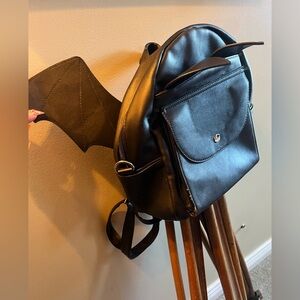 Black Bat Wing Backpack